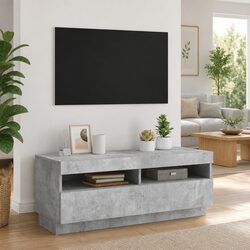 Your Ideal Grey TV Cabinet with LED Lights