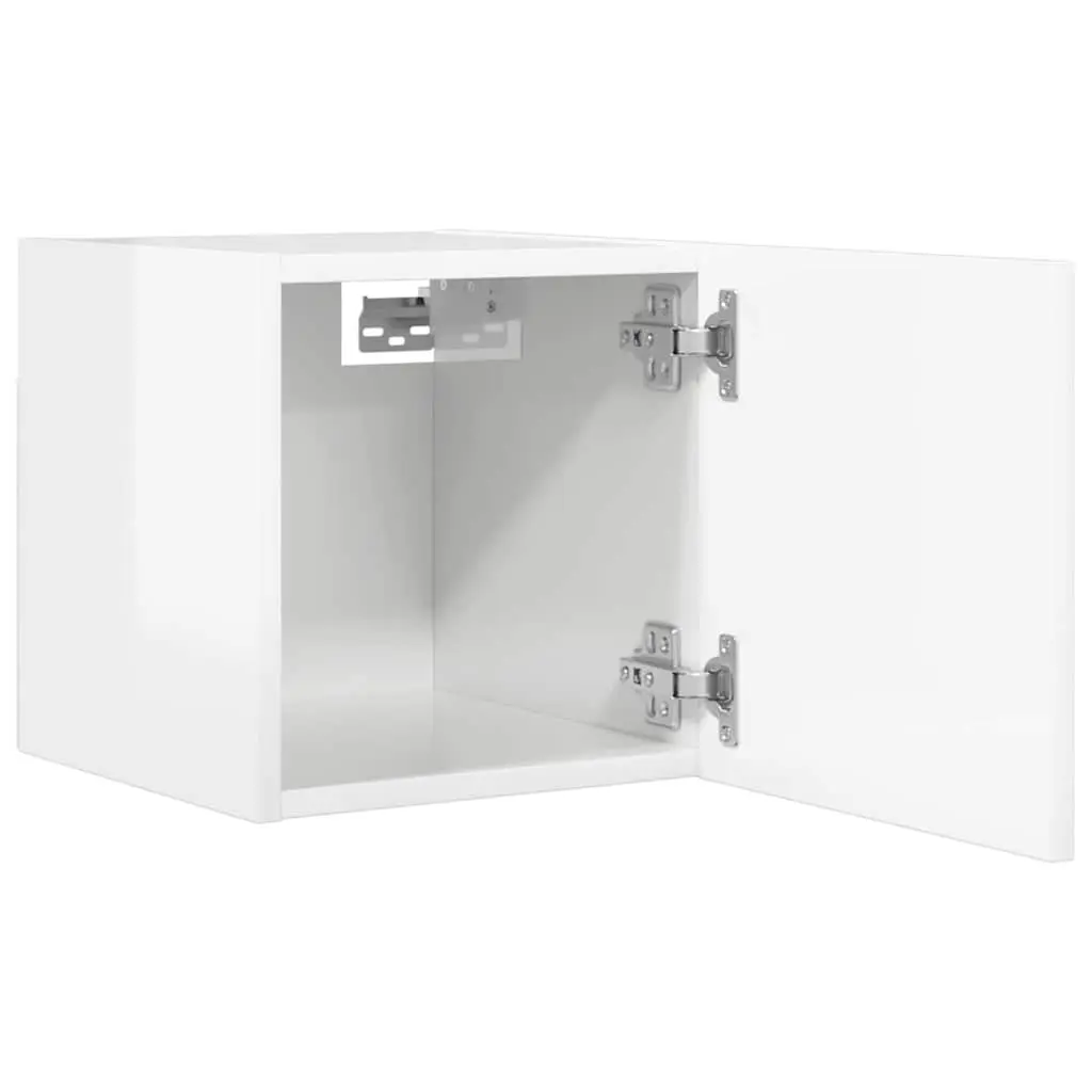 High Gloss Wall Mounted TV Cabinet