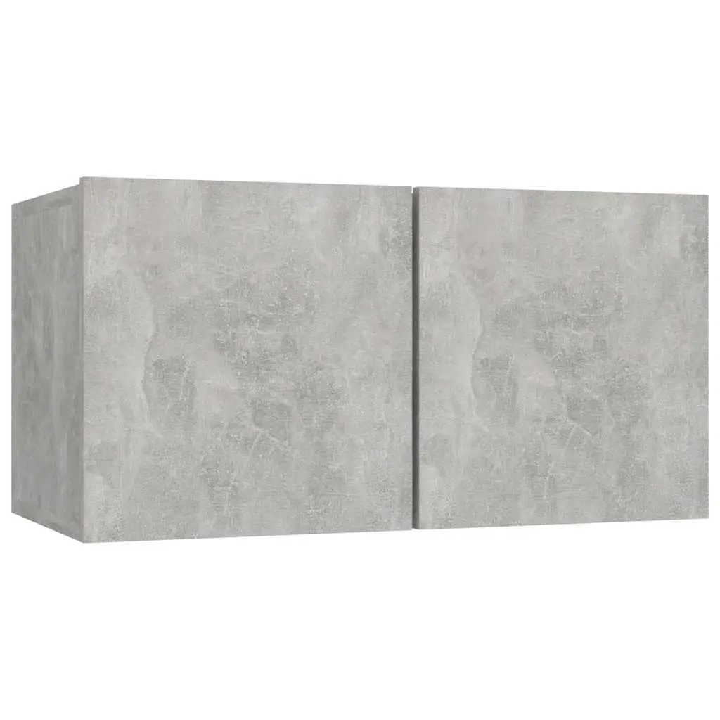 Grey Wall Mounted TV Cabinet