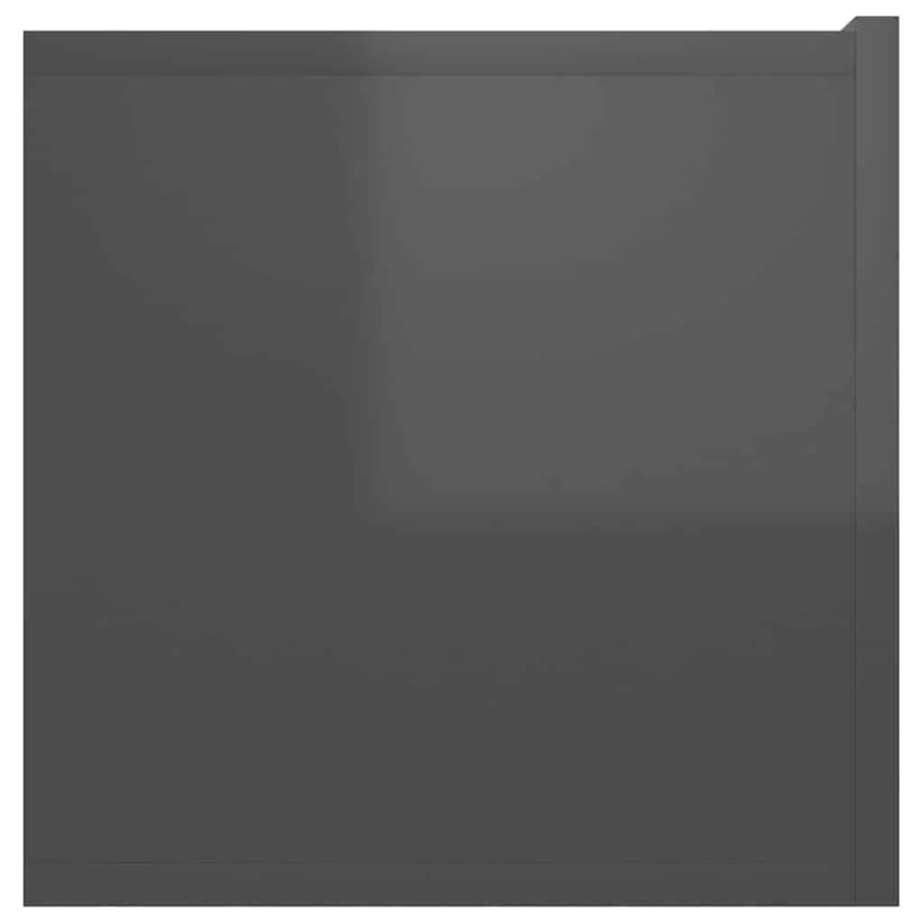 Hanging TV Cabinet Set Modern Grey Wall Mount Storage 3 Piece