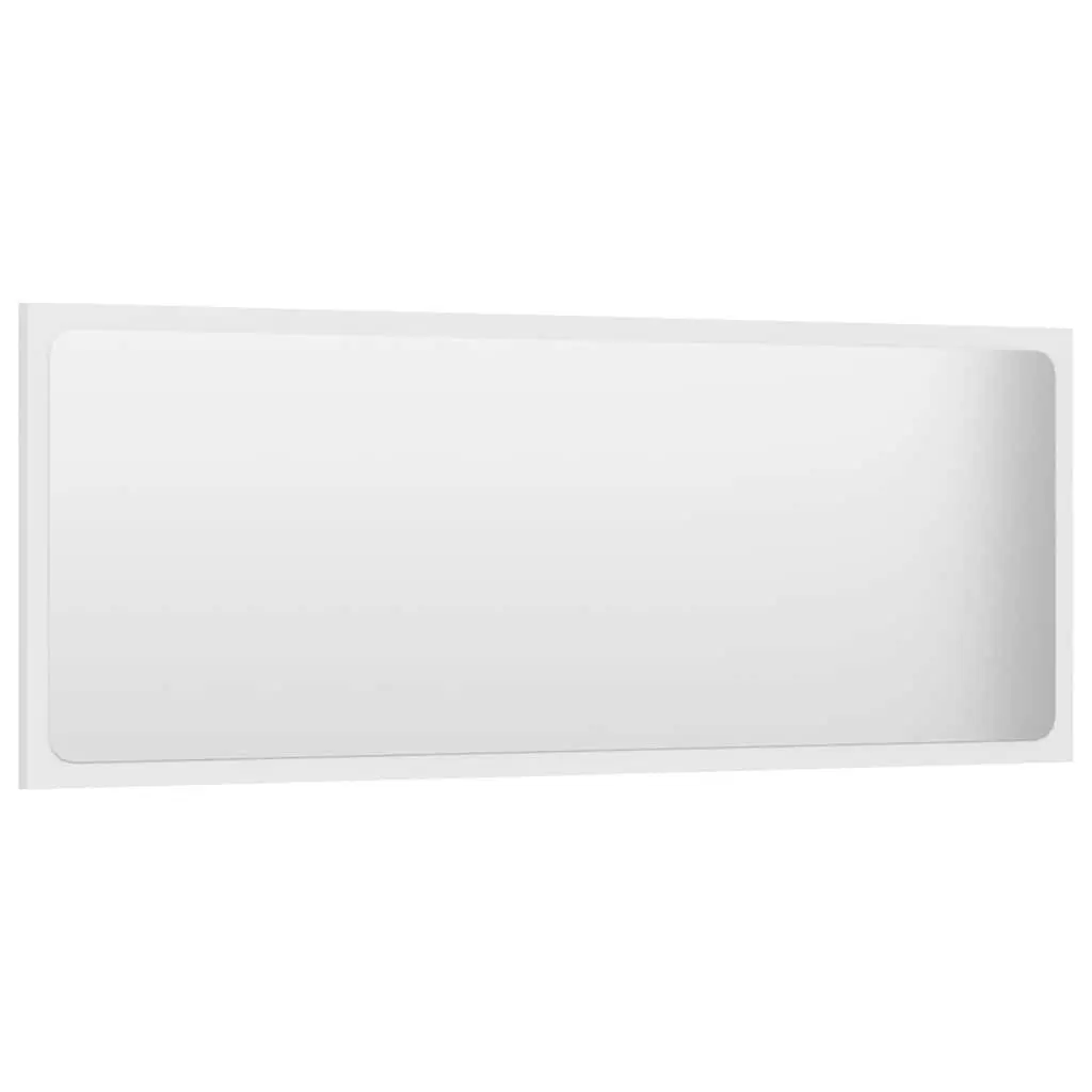 Bathroom Vanity Mirror Wall Mount Storage Cabinet White 100cm