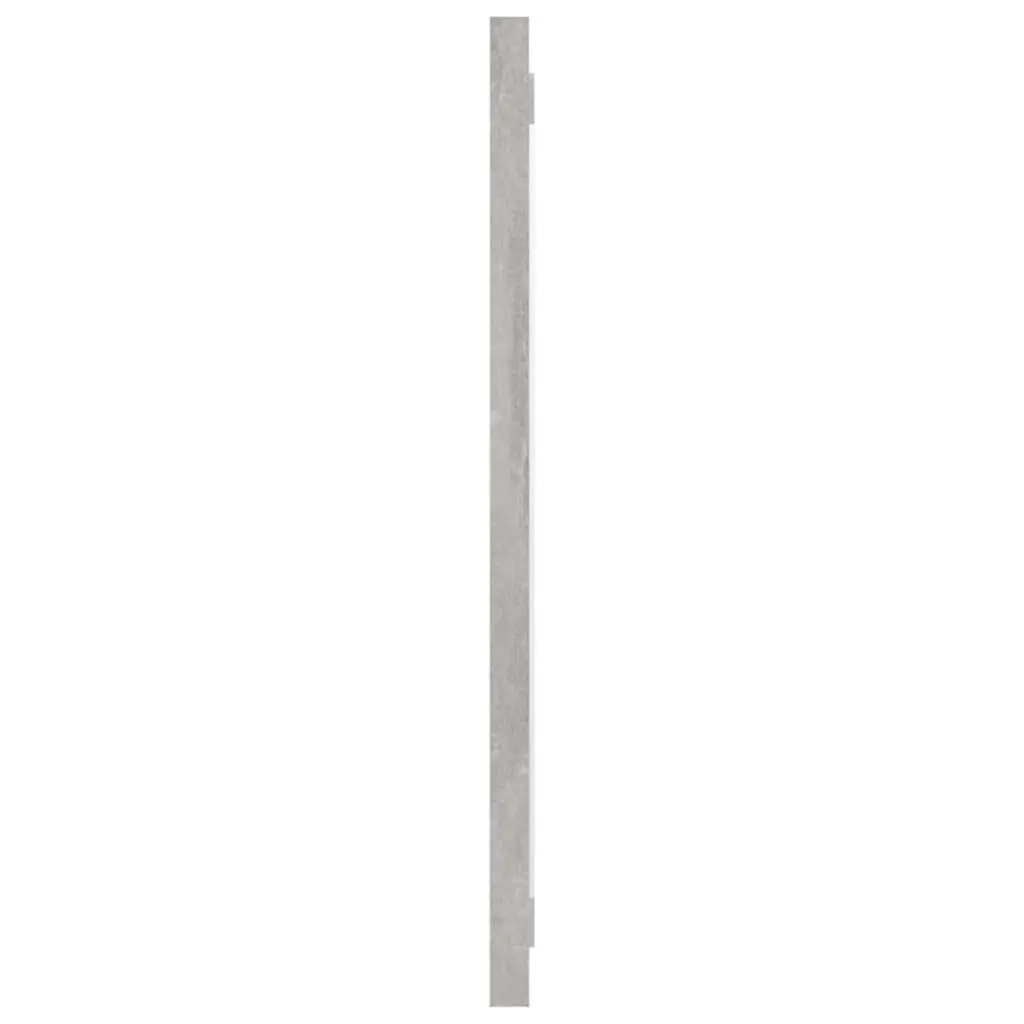 Bathroom Vanity Mirror Contemporary Wall Mount Storage Grey Engineered Wood