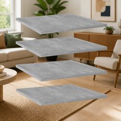 Friendly Grey Floating Shelves for Your Home Storage