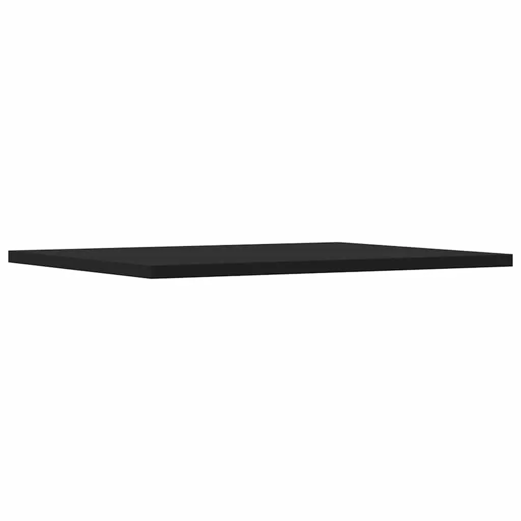 Engineered Wood Floating Shelves Black 40x50x1.5 cm 4 Piece