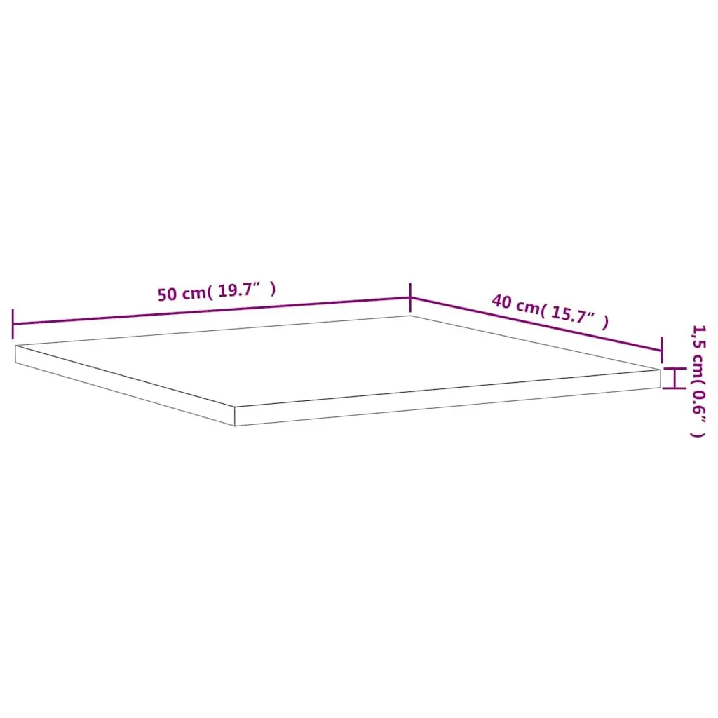 Engineered Wood Floating Shelves Black 40x50x1.5 cm 4 Piece