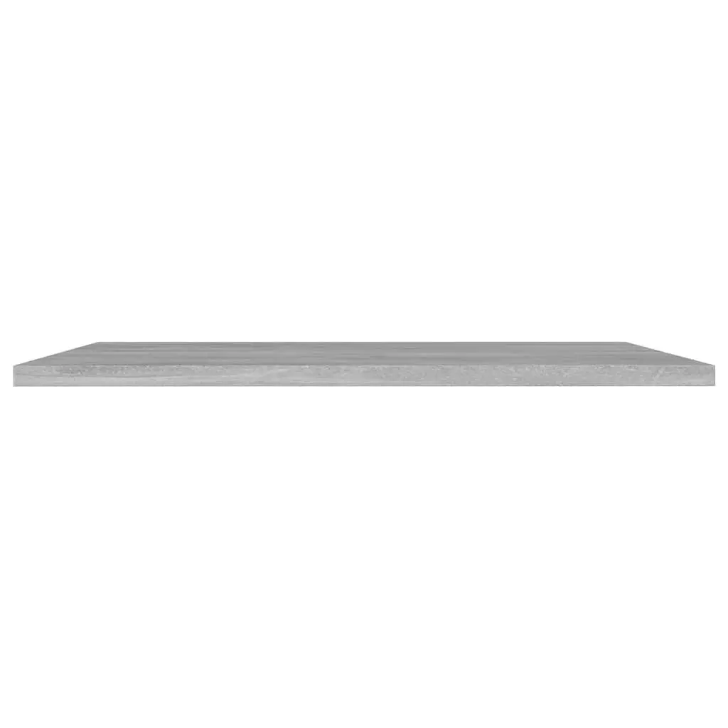Floating Shelf Boards Grey Engineered Wood 40 x 50 x 1.5 cm 4 Piece Wall Mount Storage Shelving