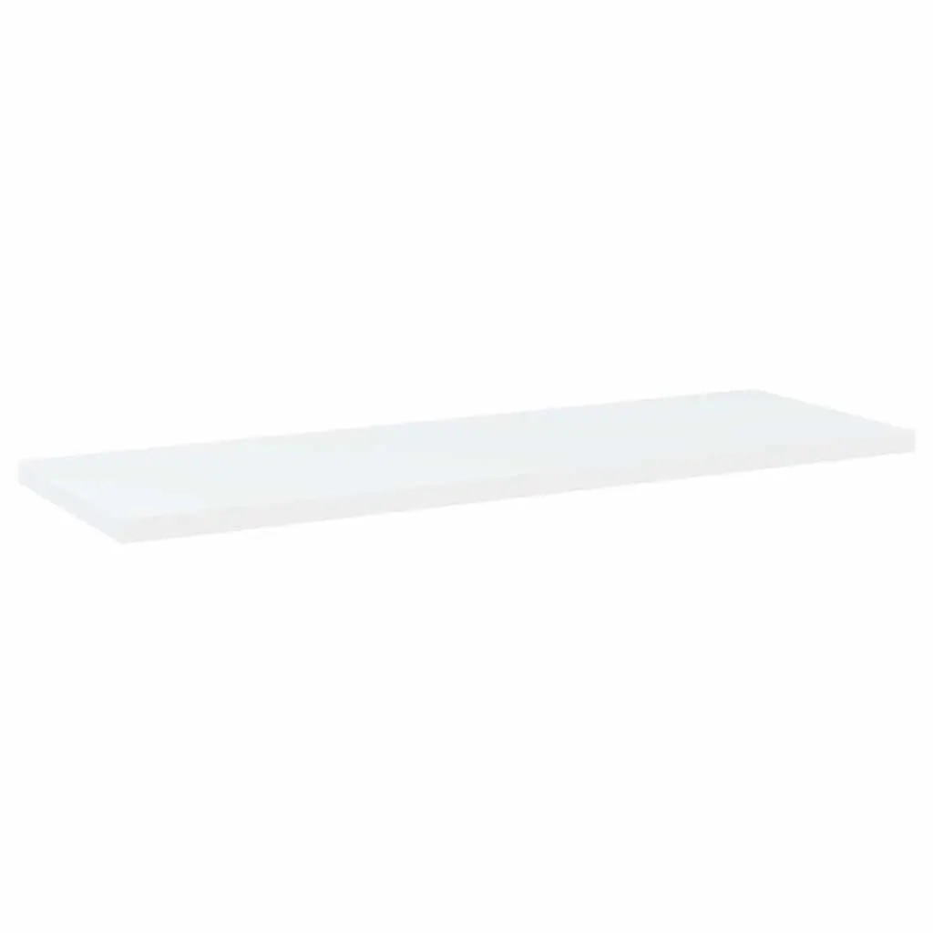 Bookshelf Boards White 60x20x1.5 cm Engineered Wood 8 Piece