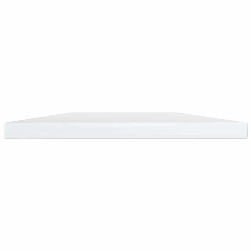 4 White Floating Shelf Boards