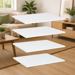 Friendly 4 Pack of Wall-Mounted Floating Shelf Boards