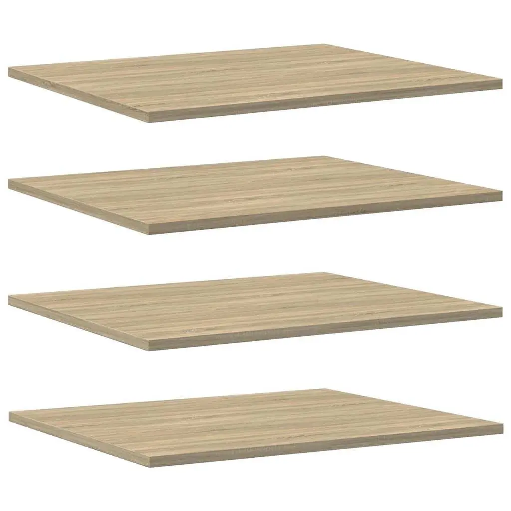 Bookshelf Boards Floating Shelves 60x50x1.5 cm Sonoma Oak 8 Pieces