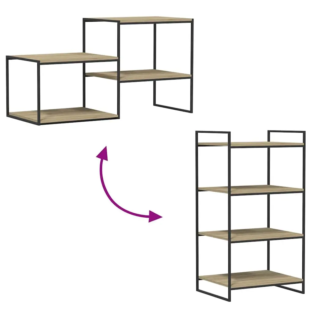 Bookshelf Boards Floating Shelves 60x50x1.5 cm Sonoma Oak 8 Pieces