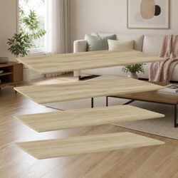 Your New Favorite Floating Bookshelf Boards - 4 in Brown