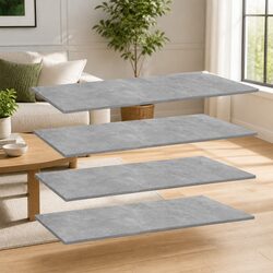 Friendly Floating Bookshelf Boards in Grey for You