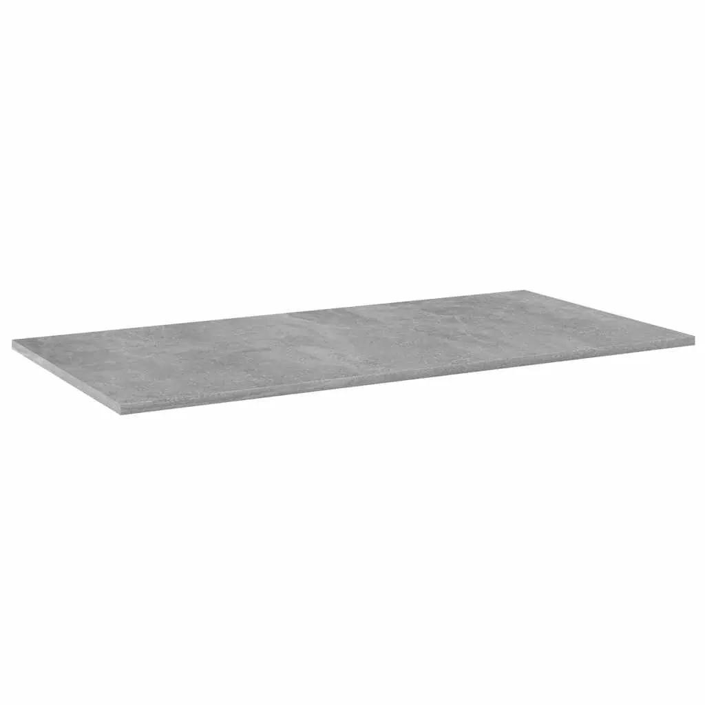 Floating Bookshelf Boards Grey 4 Piece Set Wall Storage Shelves Display