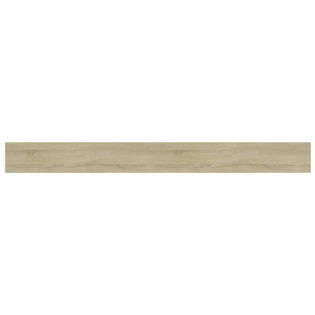 Bookshelf Boards Brown Engineered Wood 8 Piece Floating Shelves Storage