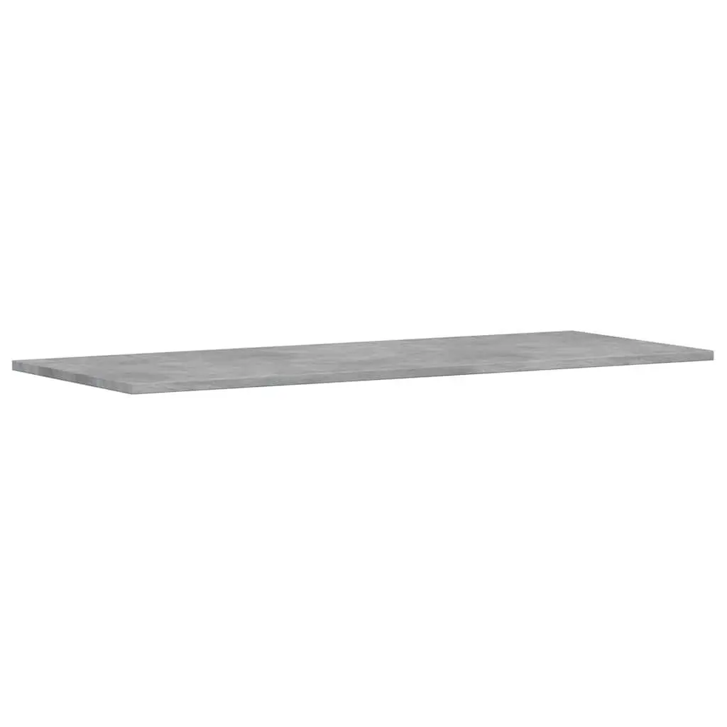 Bookshelf Boards Concrete Grey 100x40x1.5cm Engineered Wood Panels 4 Piece