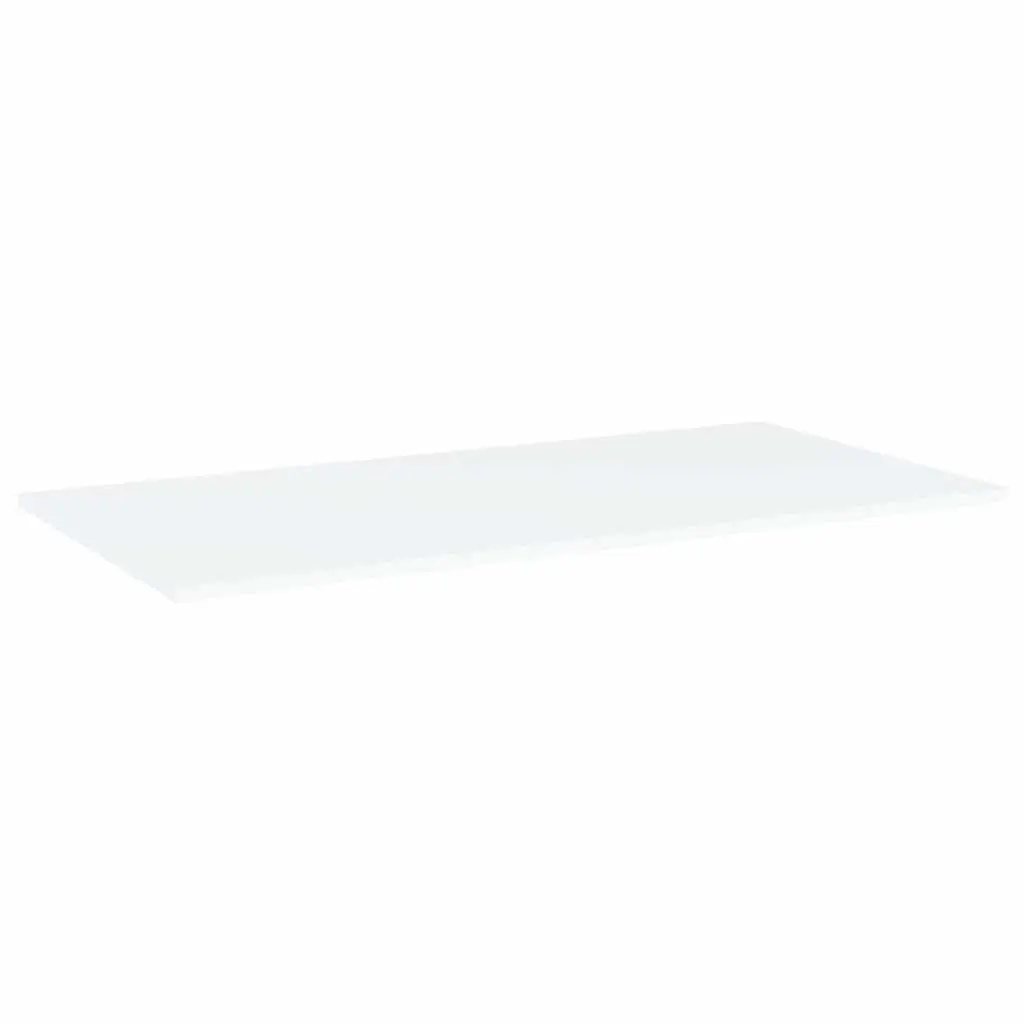 Bookshelf Boards White Floating Wall Mounted Storage Shelves 100 x 50 x 1.5 cm 4 Piece