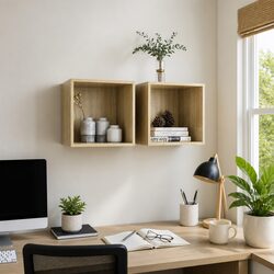 Friendly Floating Wall Cabinets, Set of 2 for Your Home