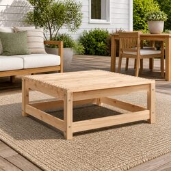 Your New Favorite Outdoor Footstool in Brown