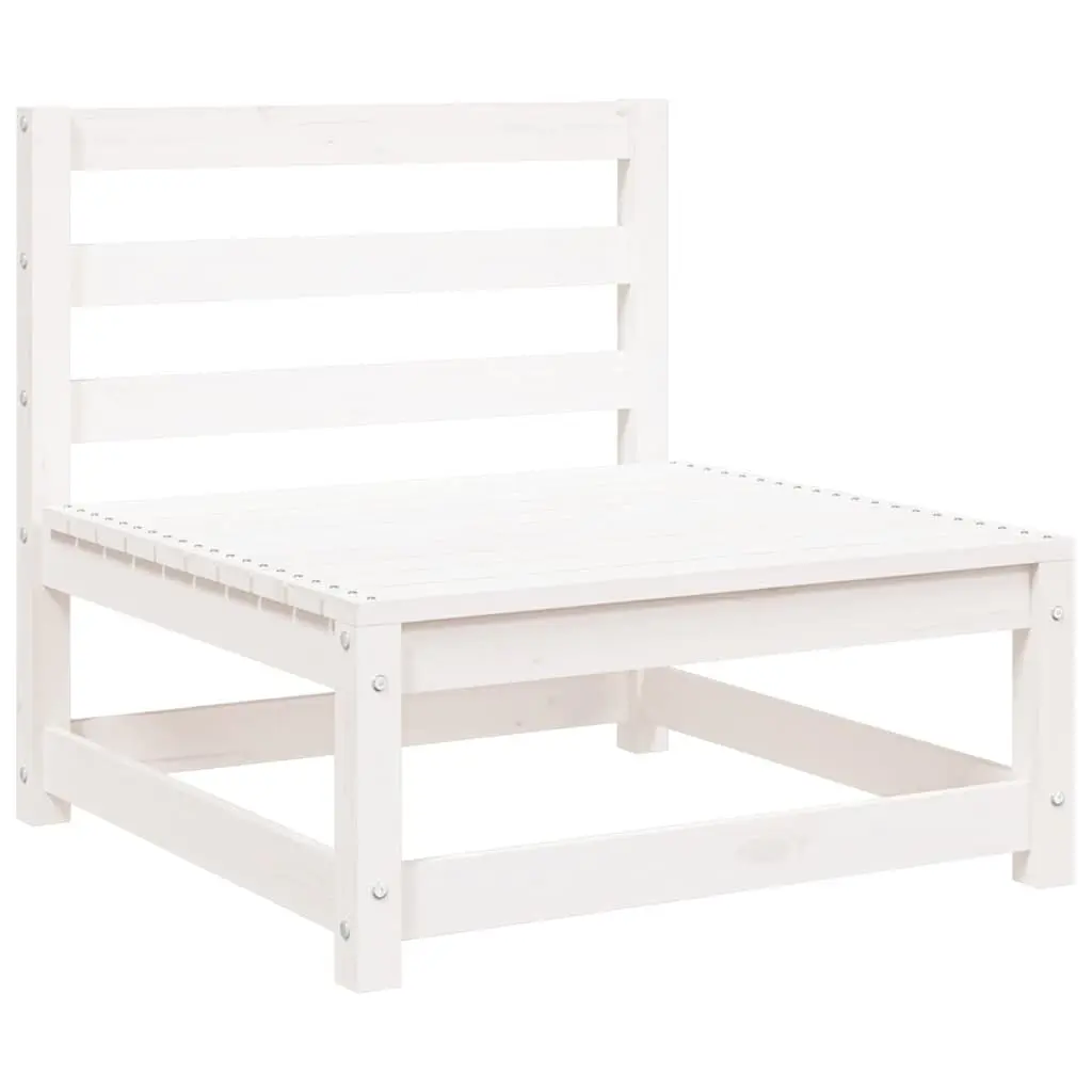 Outdoor Sectional Sofa Lounge Set 2 Piece White Garden Furniture Modular