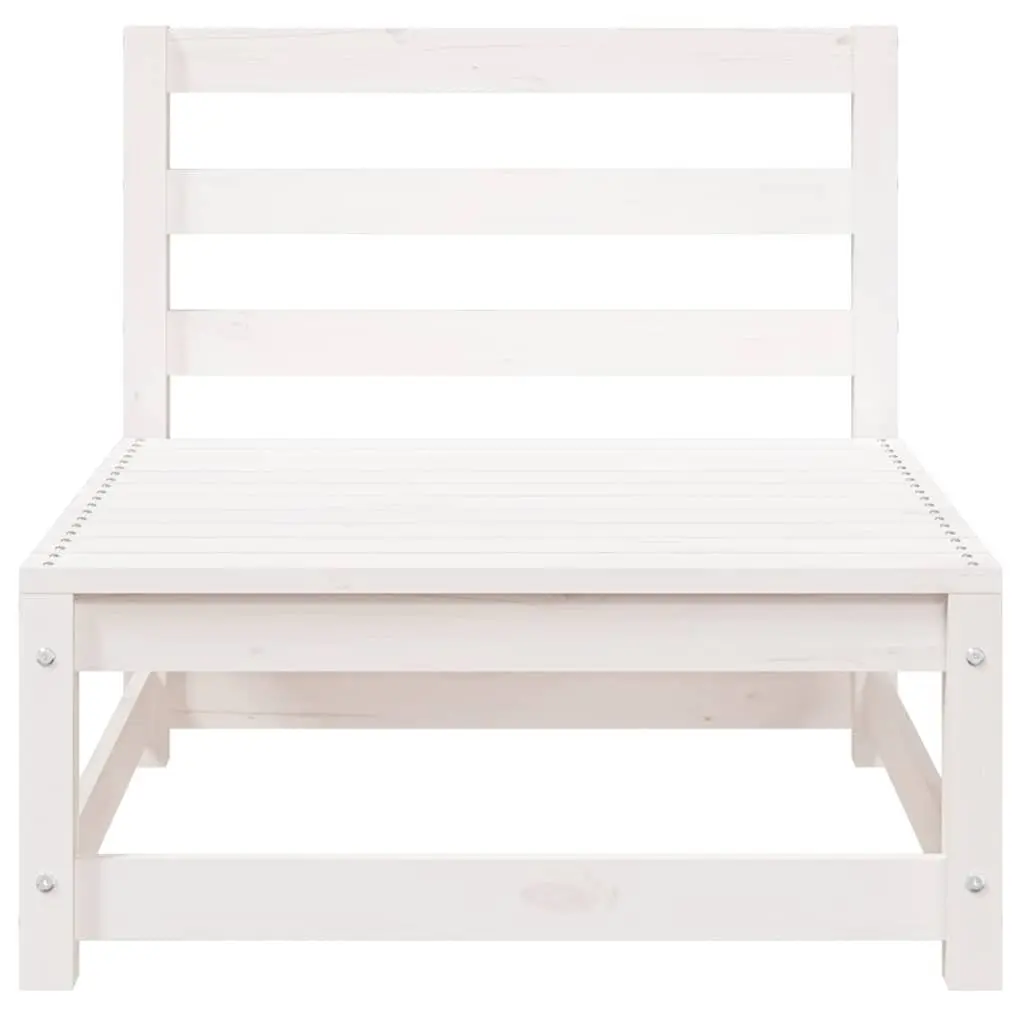 Outdoor Sectional Sofa Lounge Set 2 Piece White Garden Furniture Modular