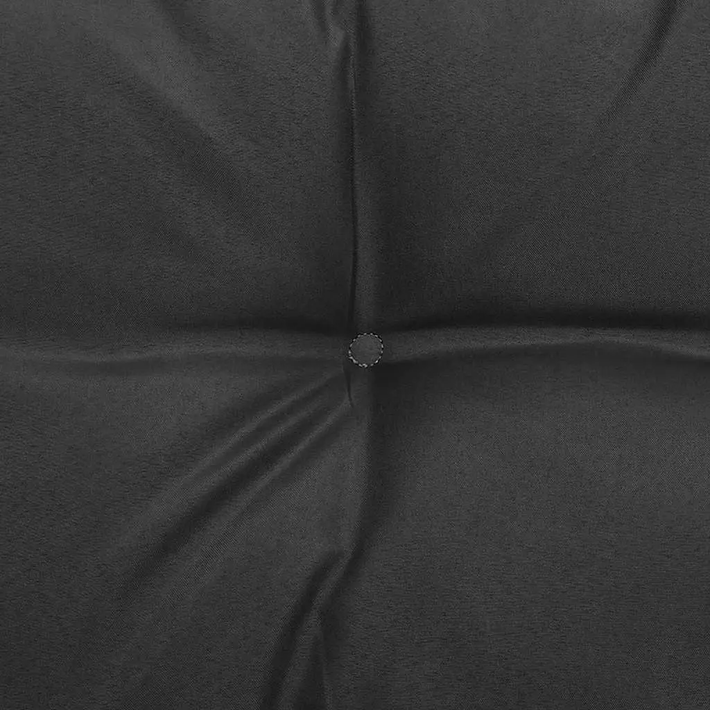 Garden 2-Seater Sofa Solid Pinewood Black