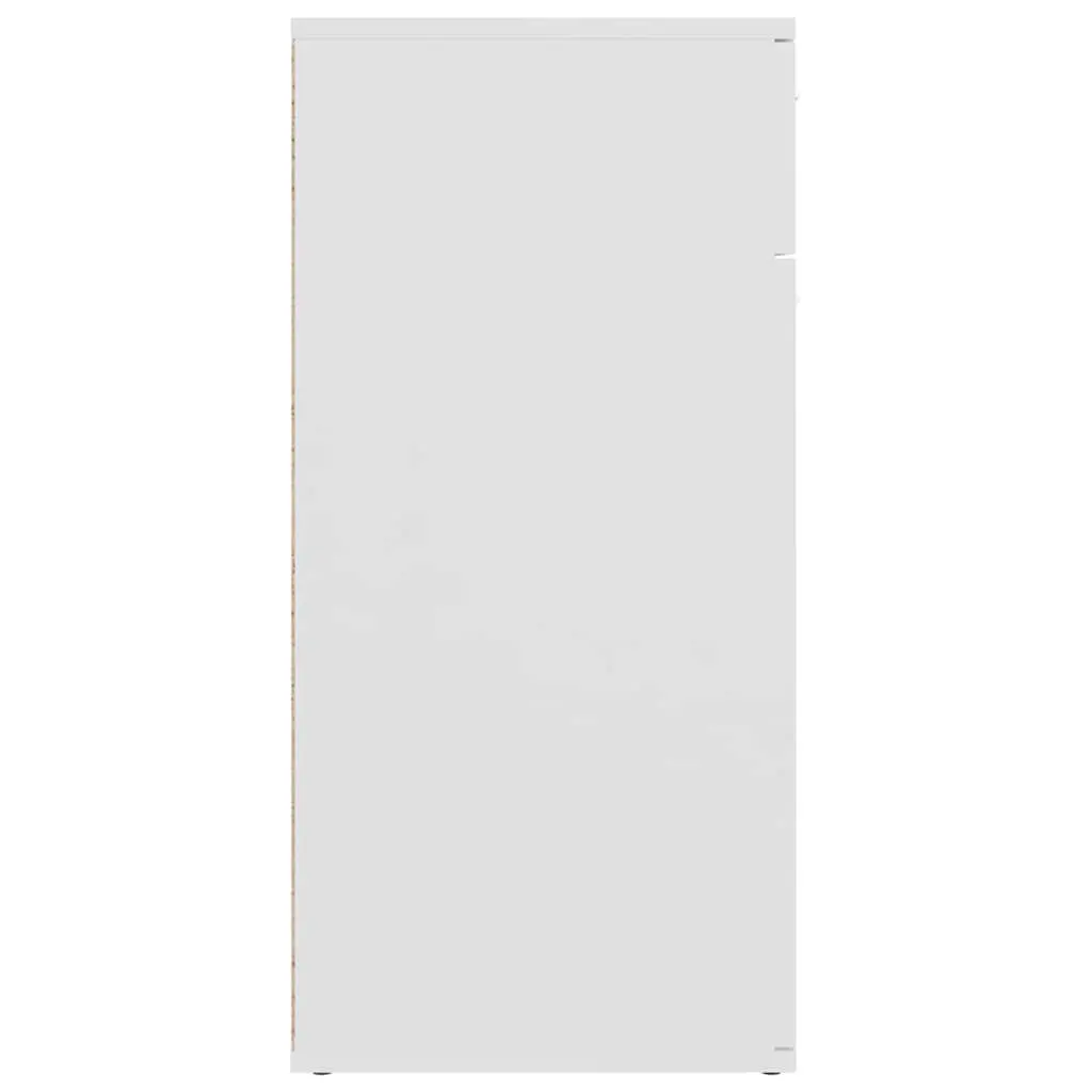 Sideboard Storage Cabinet Minimalist White 80x36x75cm
