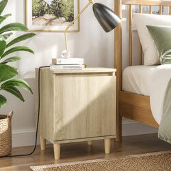 Your New Sonoma Oak Nightstand with Storage 40x30x50cm