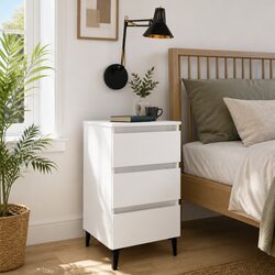 Your New Favorite Bedside Table with Three Drawers