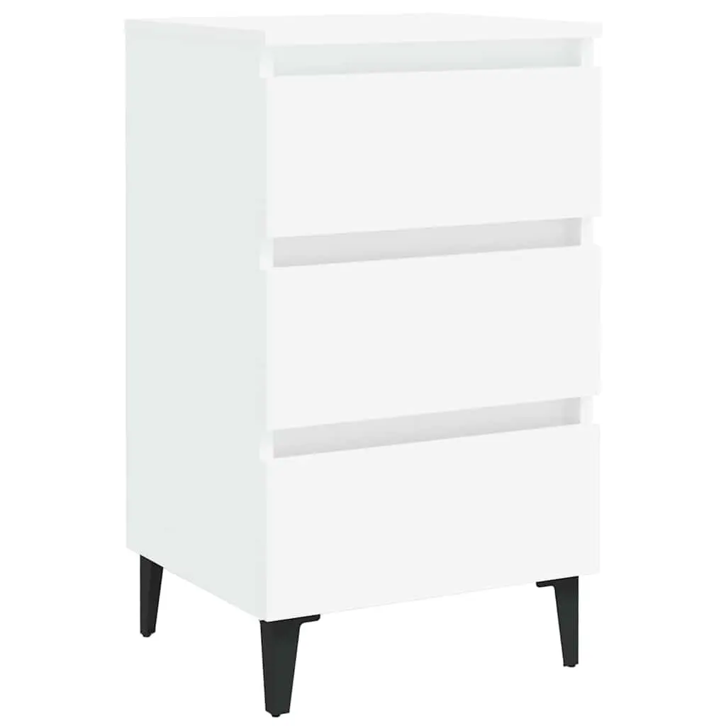 Bedside Table with Three Drawers
