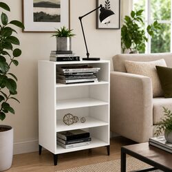 Your New Favorite White Sideboard with 4 Shelves