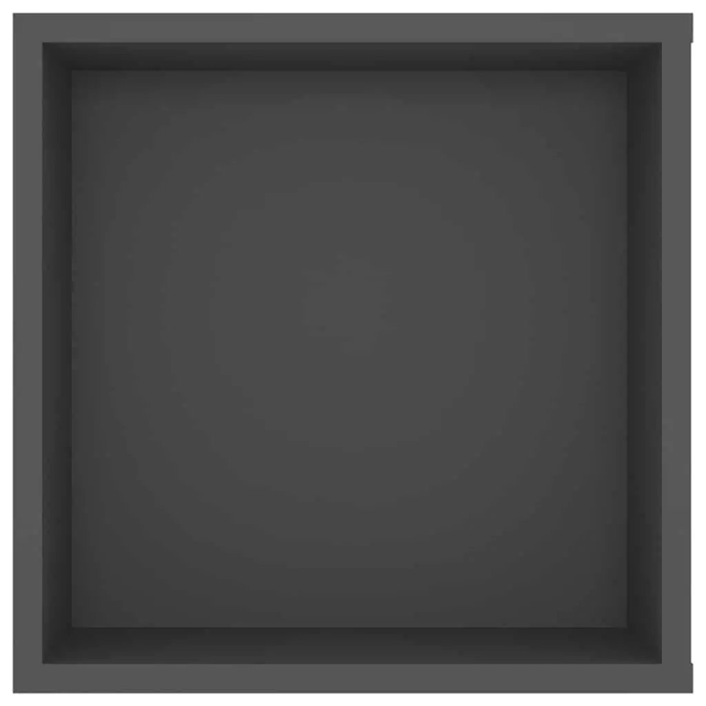 Wall-Mounted TV Cabinet Grey Adjustable Shelves 102 x 35 x 35 cm