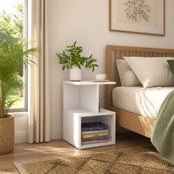 Upgrade Your Bedroom with Two White Bedside Cabinets