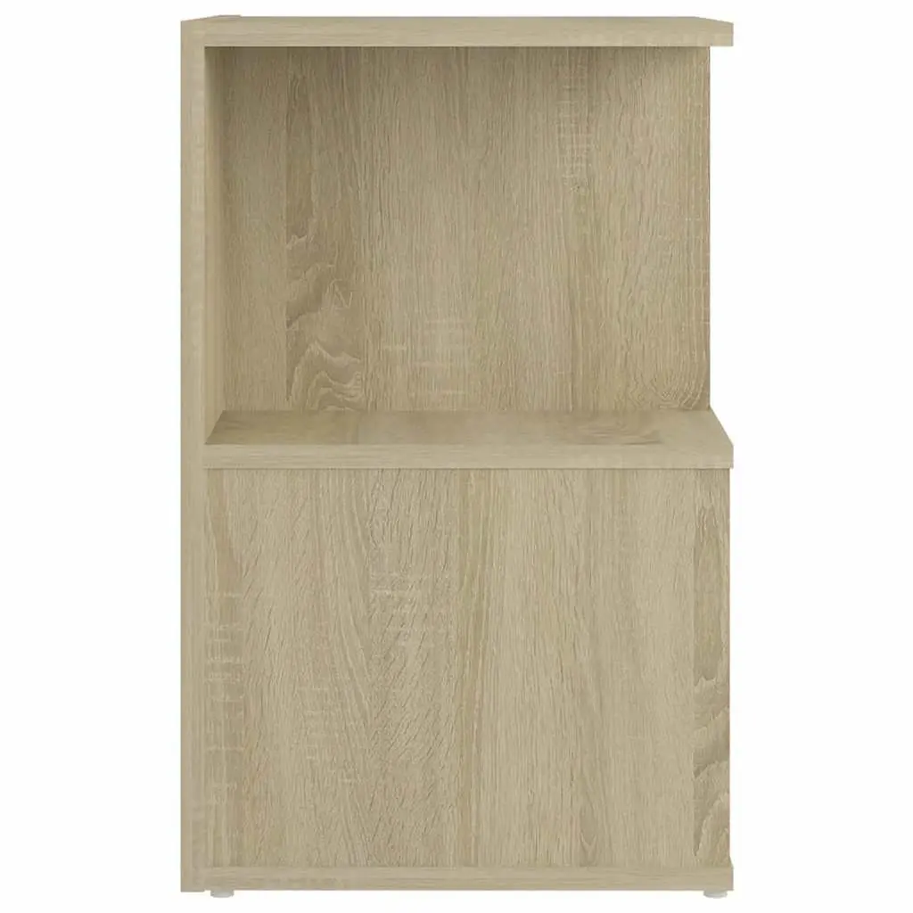 2-Piece Brown Bedside Cabinet Set