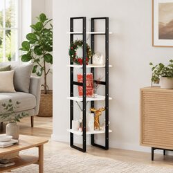 Your Friendly 4-Tier Book Cabinet in White