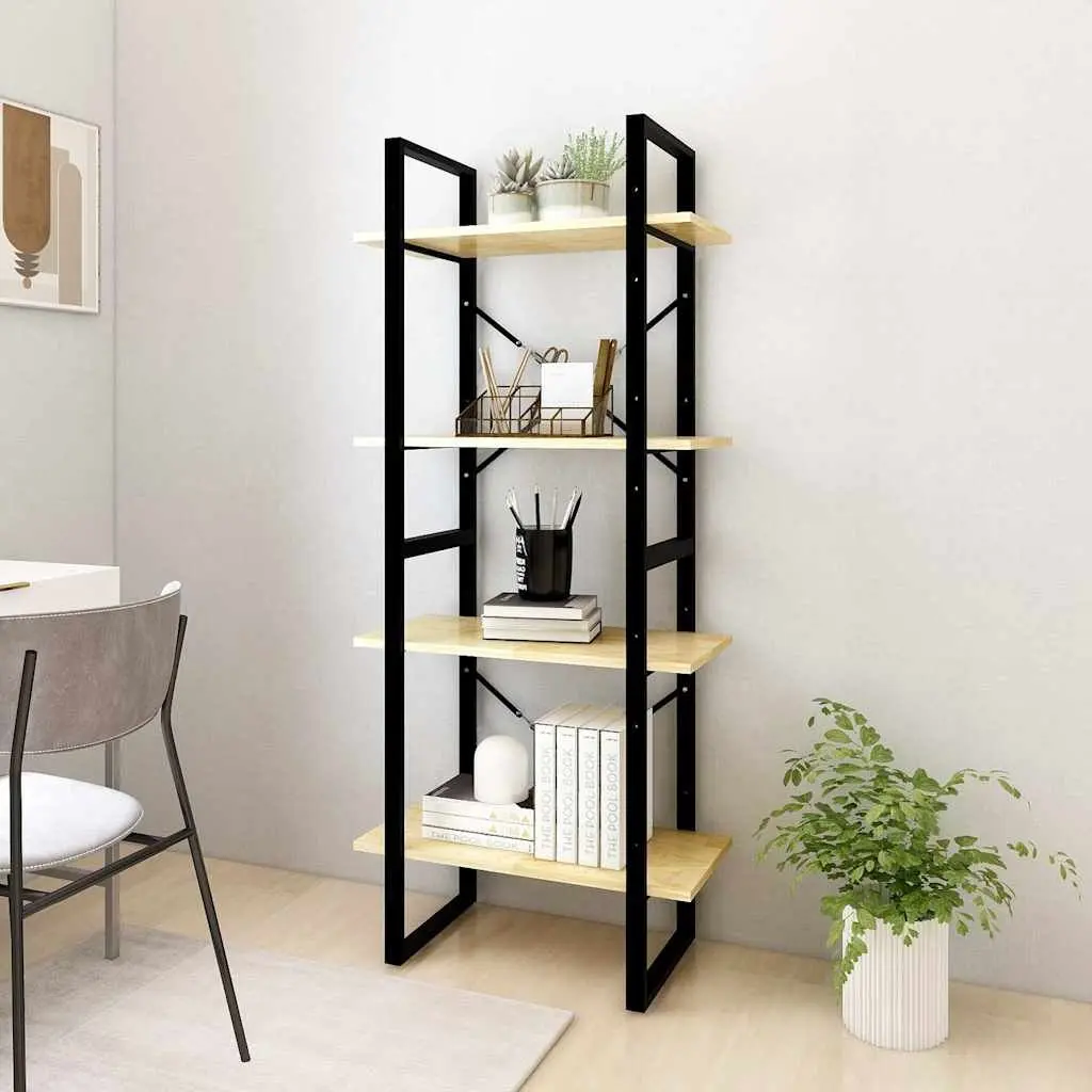 4-Tier Book Cabinet for Books and More