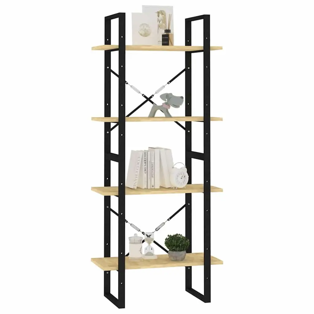 4-Tier Book Cabinet for Books and More