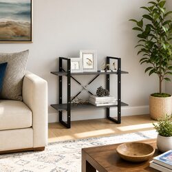Friendly 2-Tier Book Cabinet for Your Books and Decor