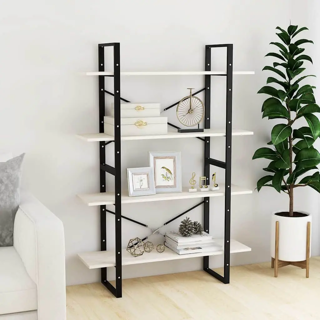 4-Tier Book Shelf in Solid Pine