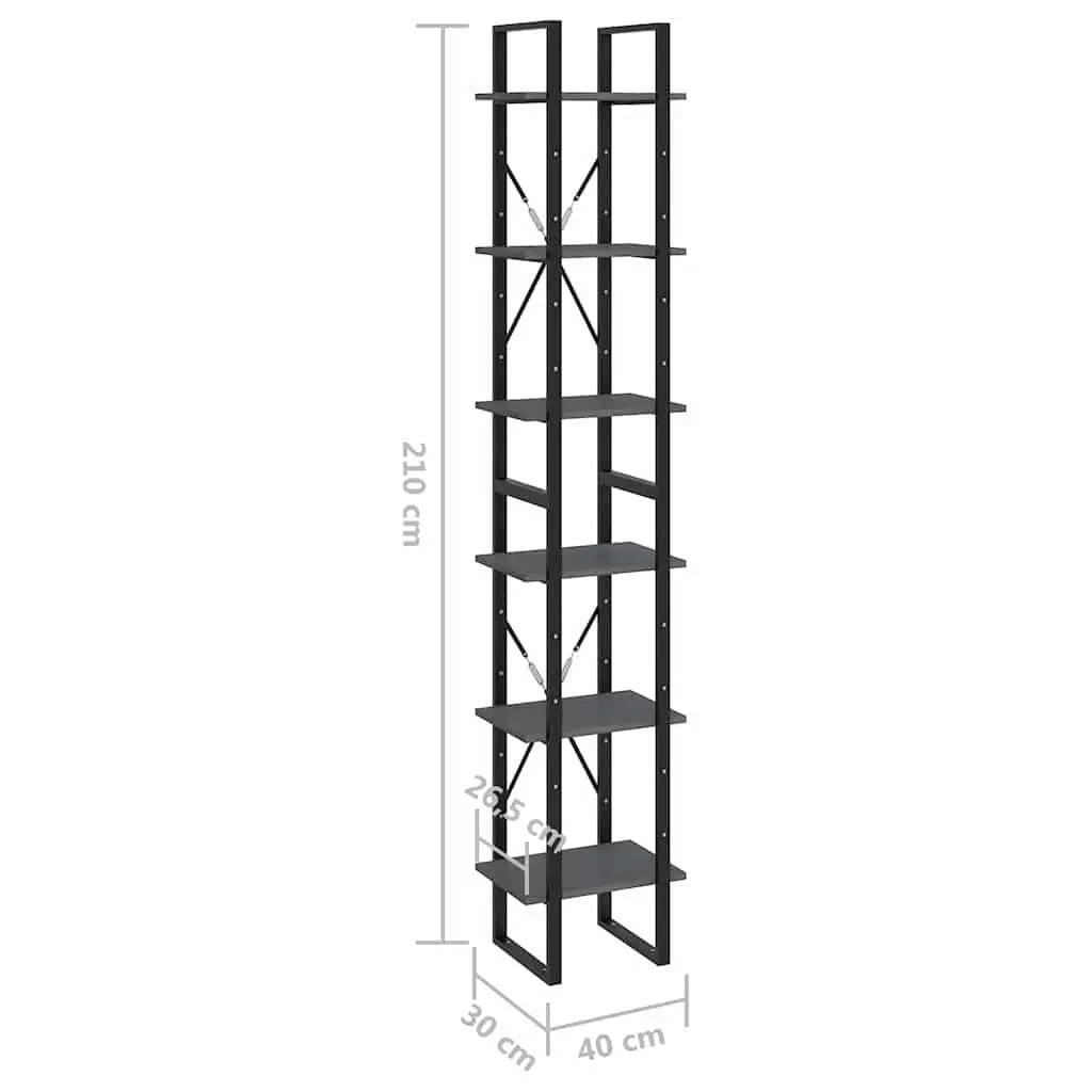 Grey High Storage Cabinet