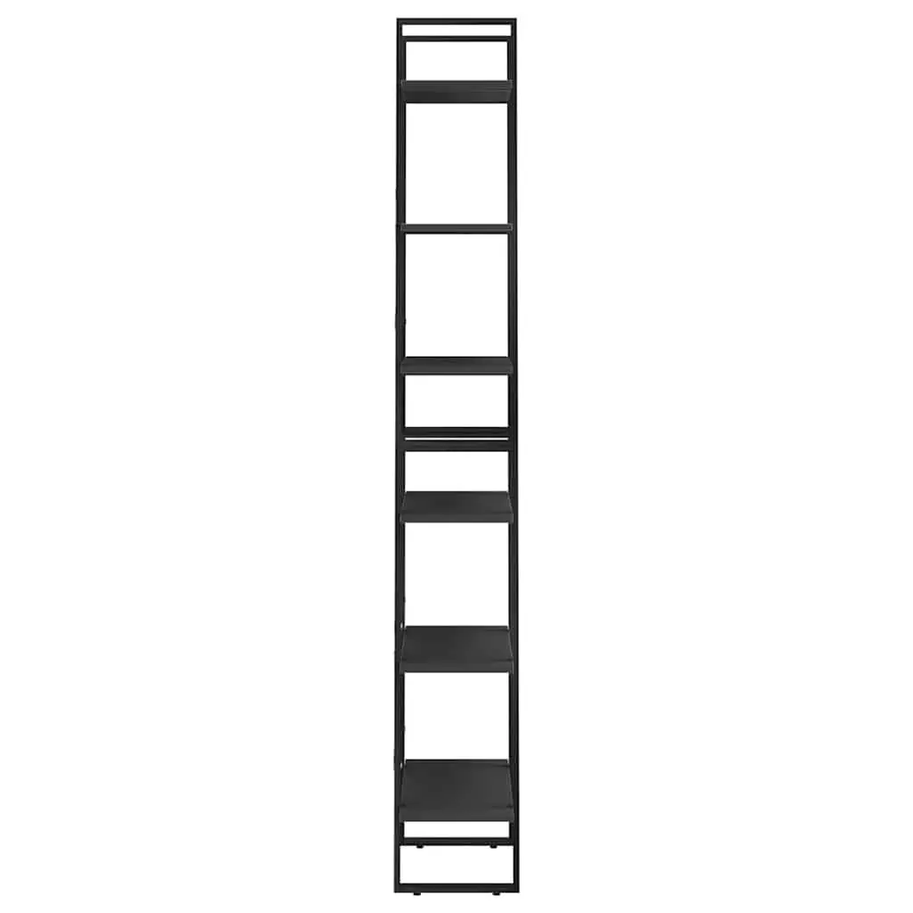 Storage Shelf 60x30x210 cm Bookcase Display Stand Shelving Unit Black