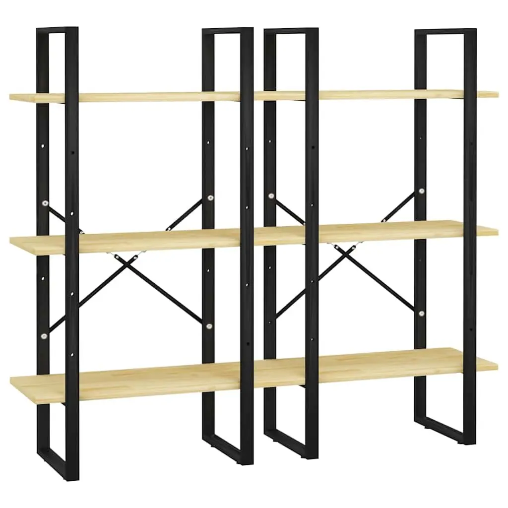 Wooden Storage Shelf Multi-Purpose Display Stand 60x30x210 cm