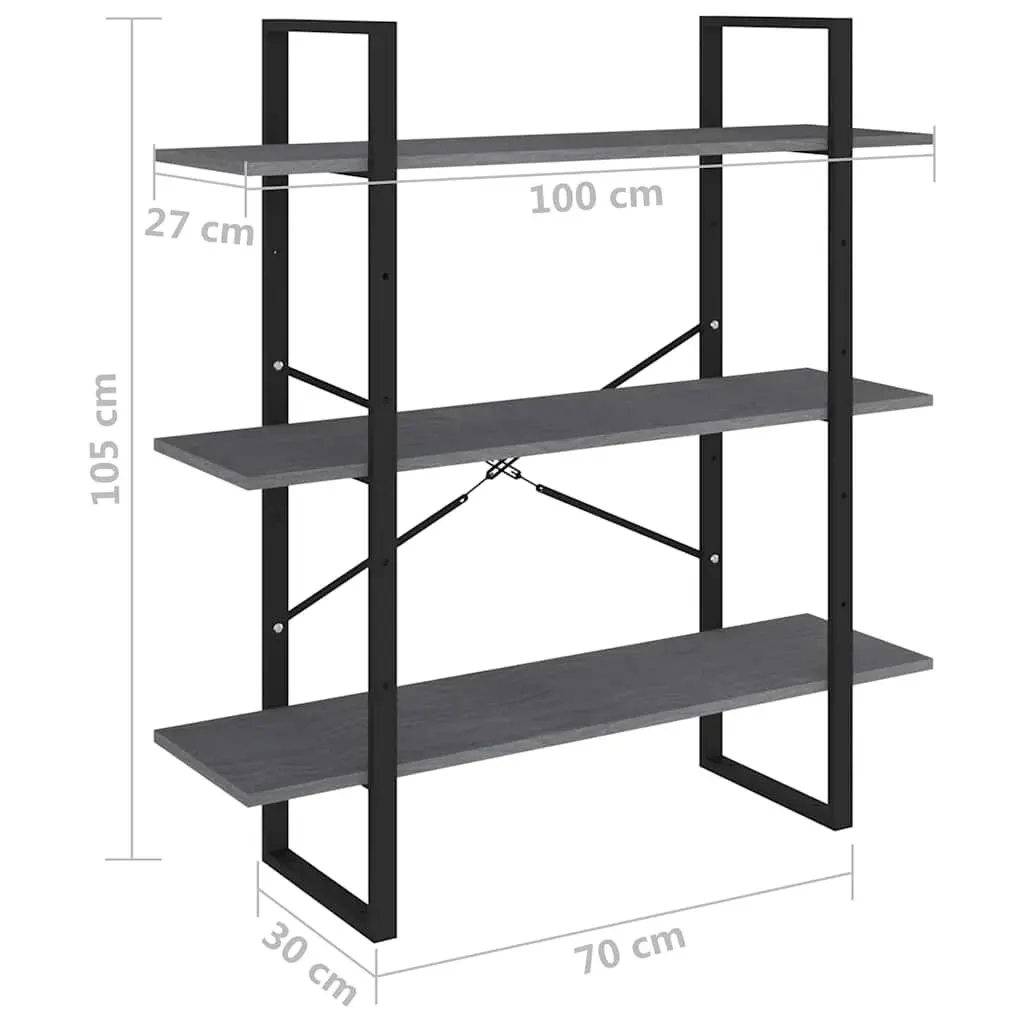 3-Tier Book Cabinet