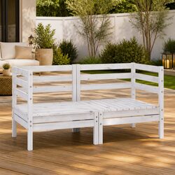 Your Friendly White Corner Sofa Set for Outdoor Relaxation