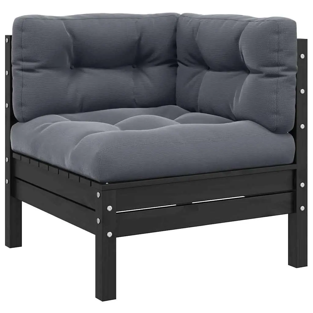 2-Seater Garden Sofa with Cushions