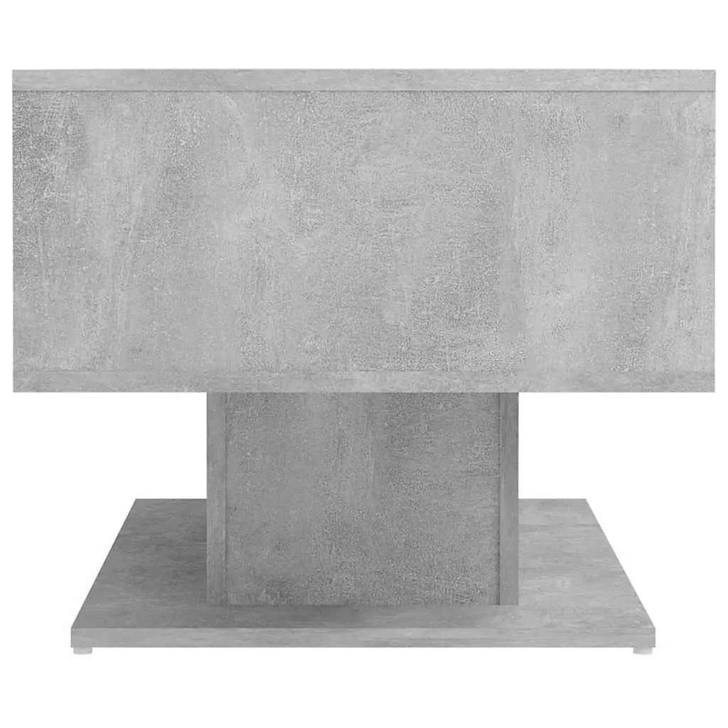 Coffee Table Grey Storage Shelf Modern 103.5 x 50 x 44.5 cm Engineered Wood