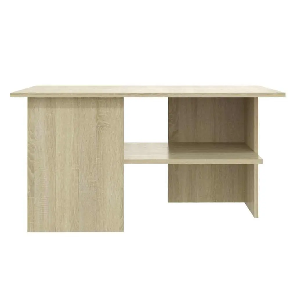 Coffee Table with Storage Shelf Sonoma Oak 90x60x46.5cm