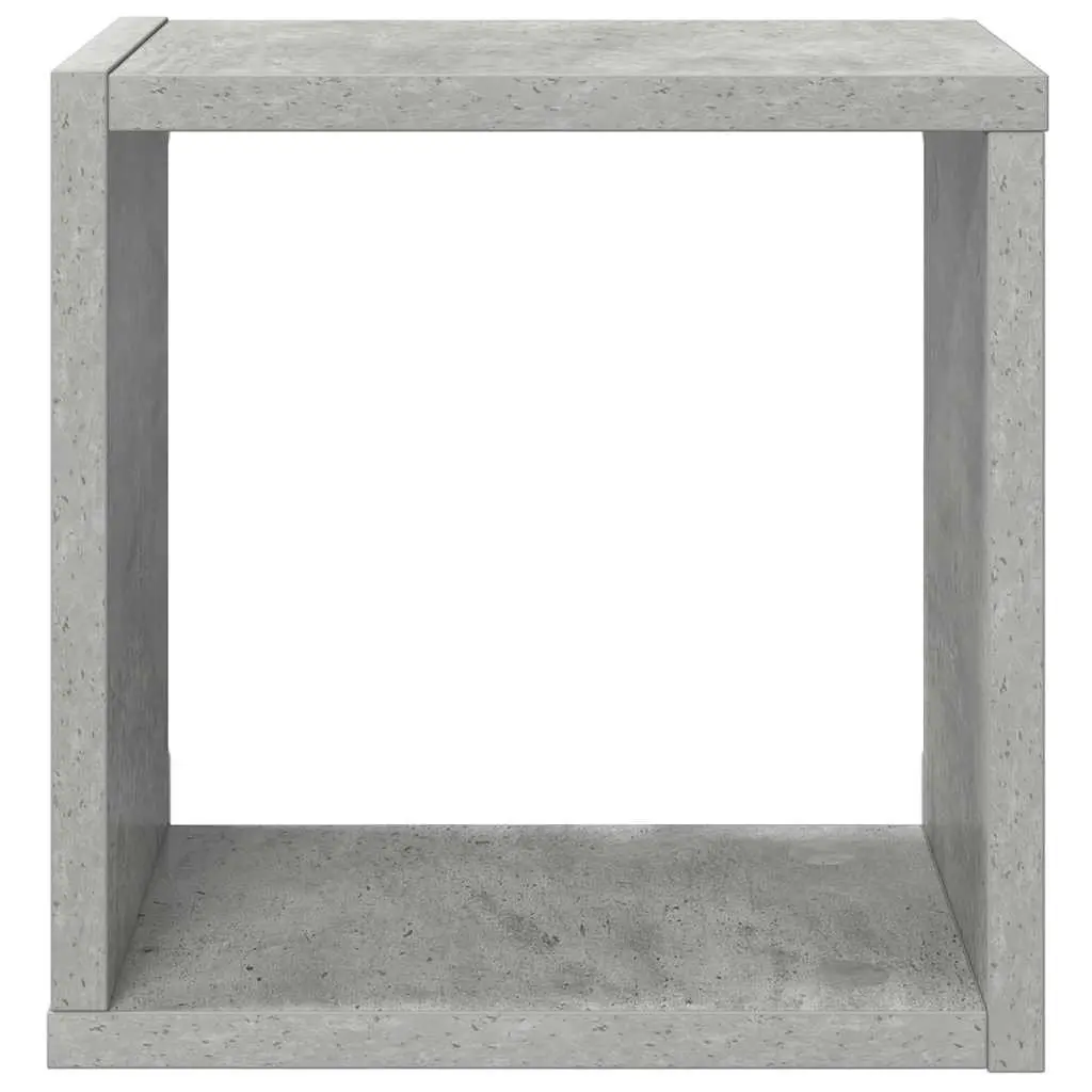 Wall Cube Shelves Grey Floating Storage Display 6 Piece