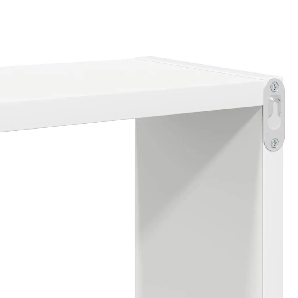 Wall Cube Shelves 6 Piece Set White Sonoma Oak Storage Display Shelving Unit