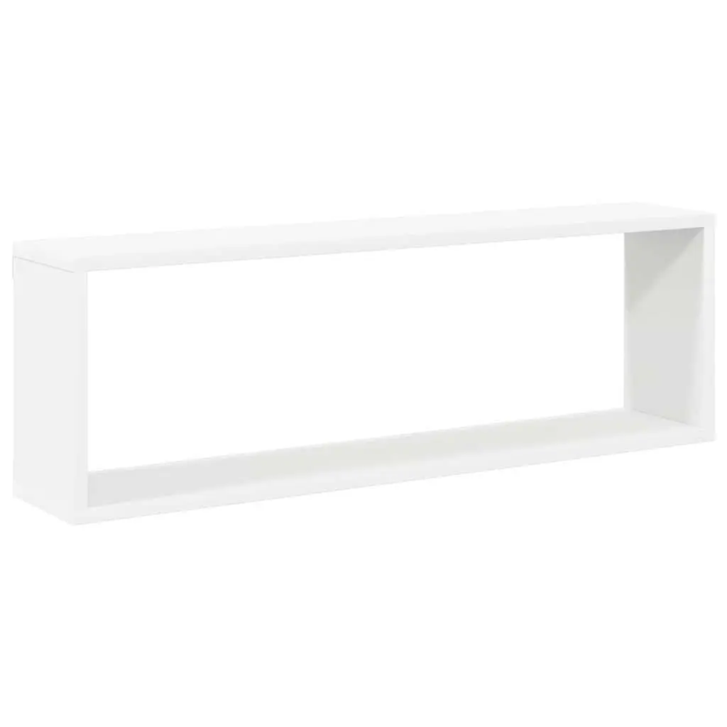 Wall Cube Shelves 6 Piece Set White Sonoma Oak Storage Display Shelving Unit